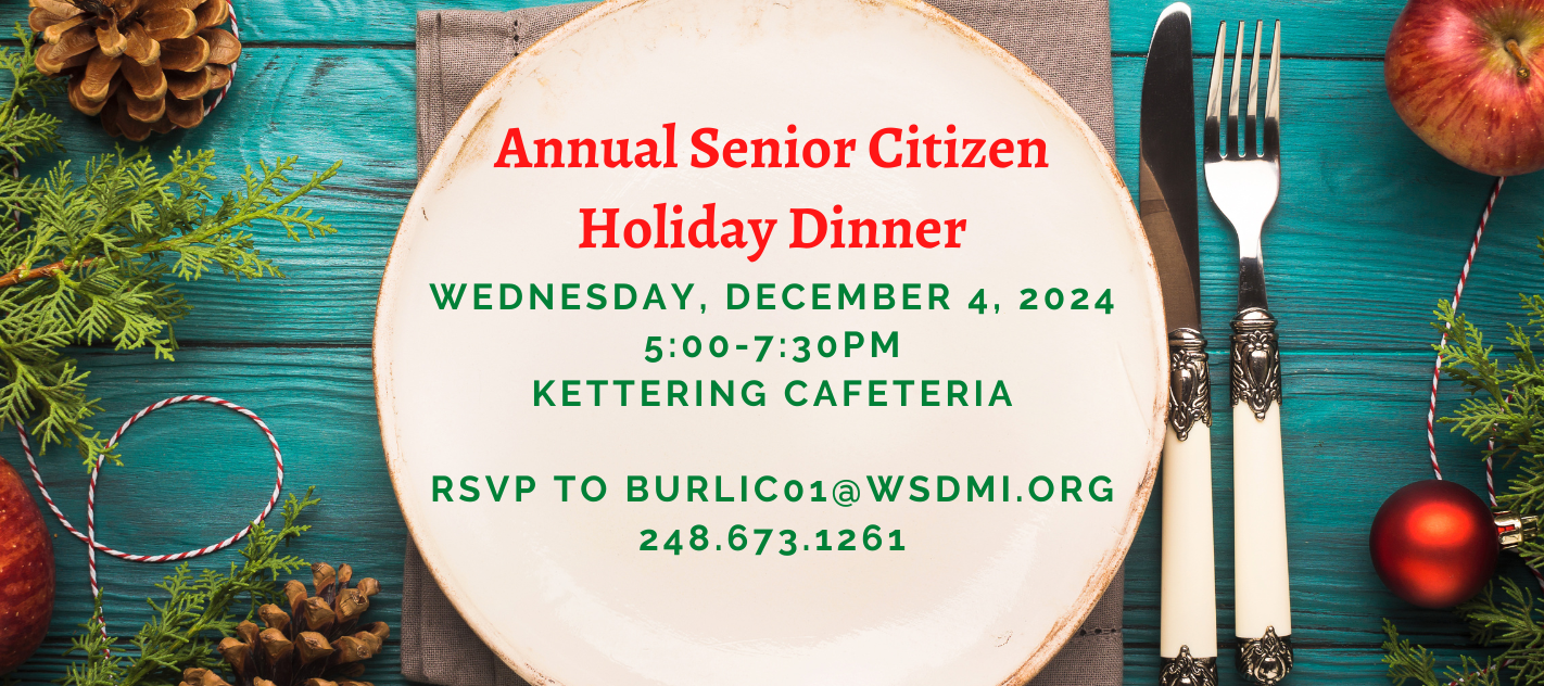 Annual Senior Citizen Holiday Dinner